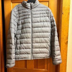Women's Gray Puffer Jacket